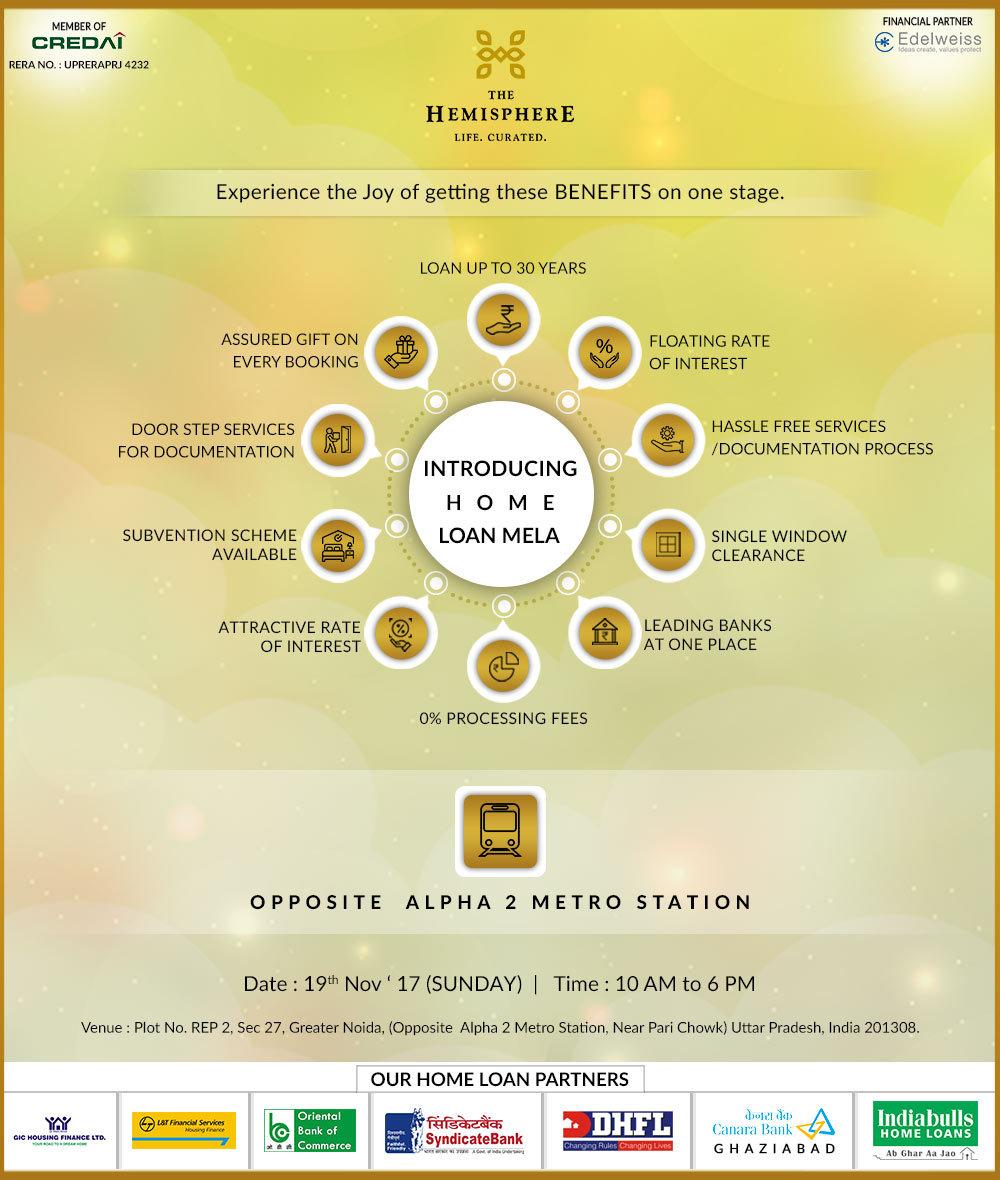 The Hemisphere introducing home loan mela in Greater Noida